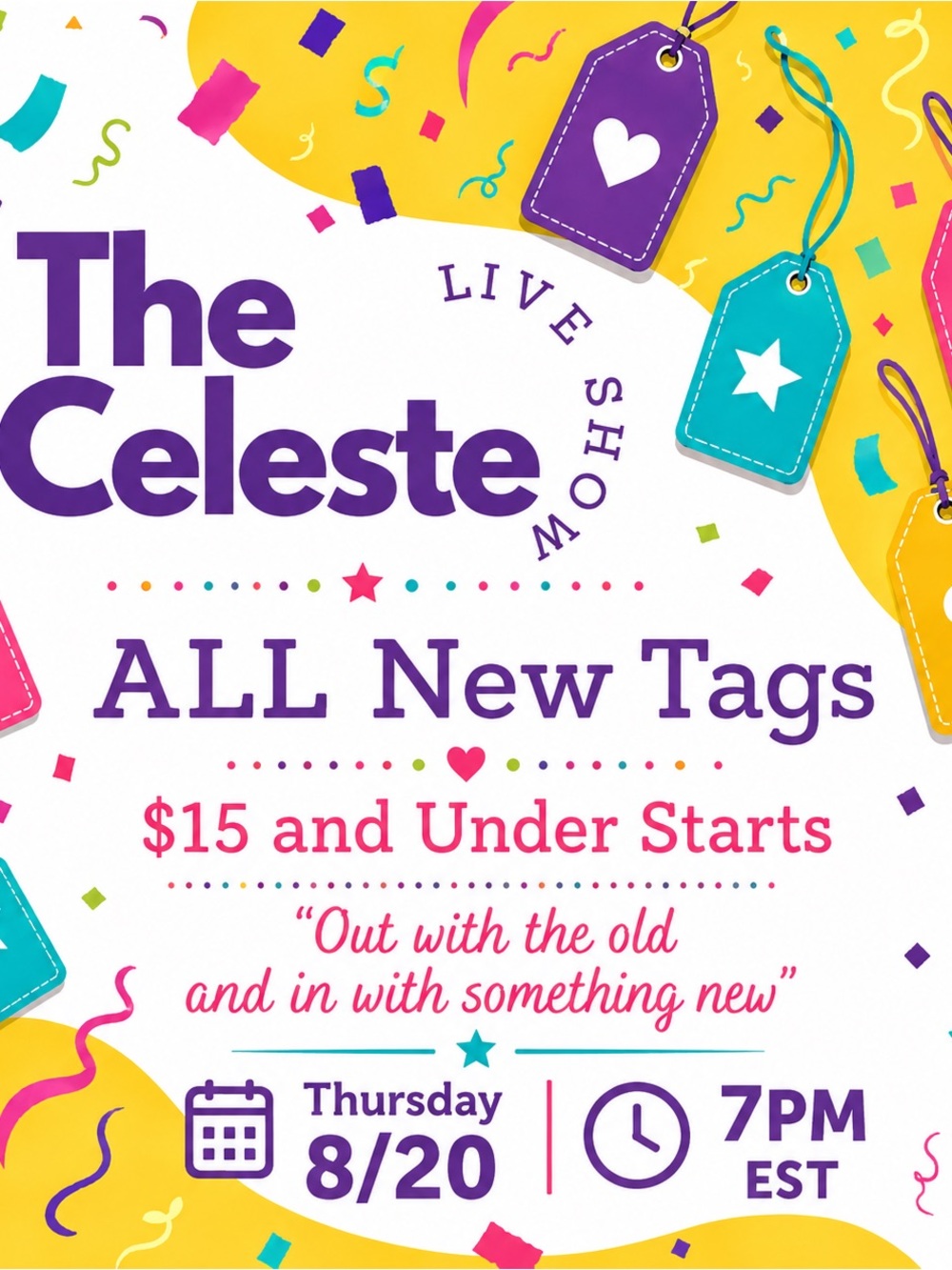 ALL New Tags Live Show ~ Ready For Wardrobe Upgrade? Great Brands & Styles